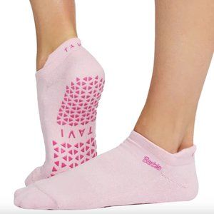TAVI Barbie Grip Socks - New With Tags - Barre Socks - Ankle Height - Great Gift